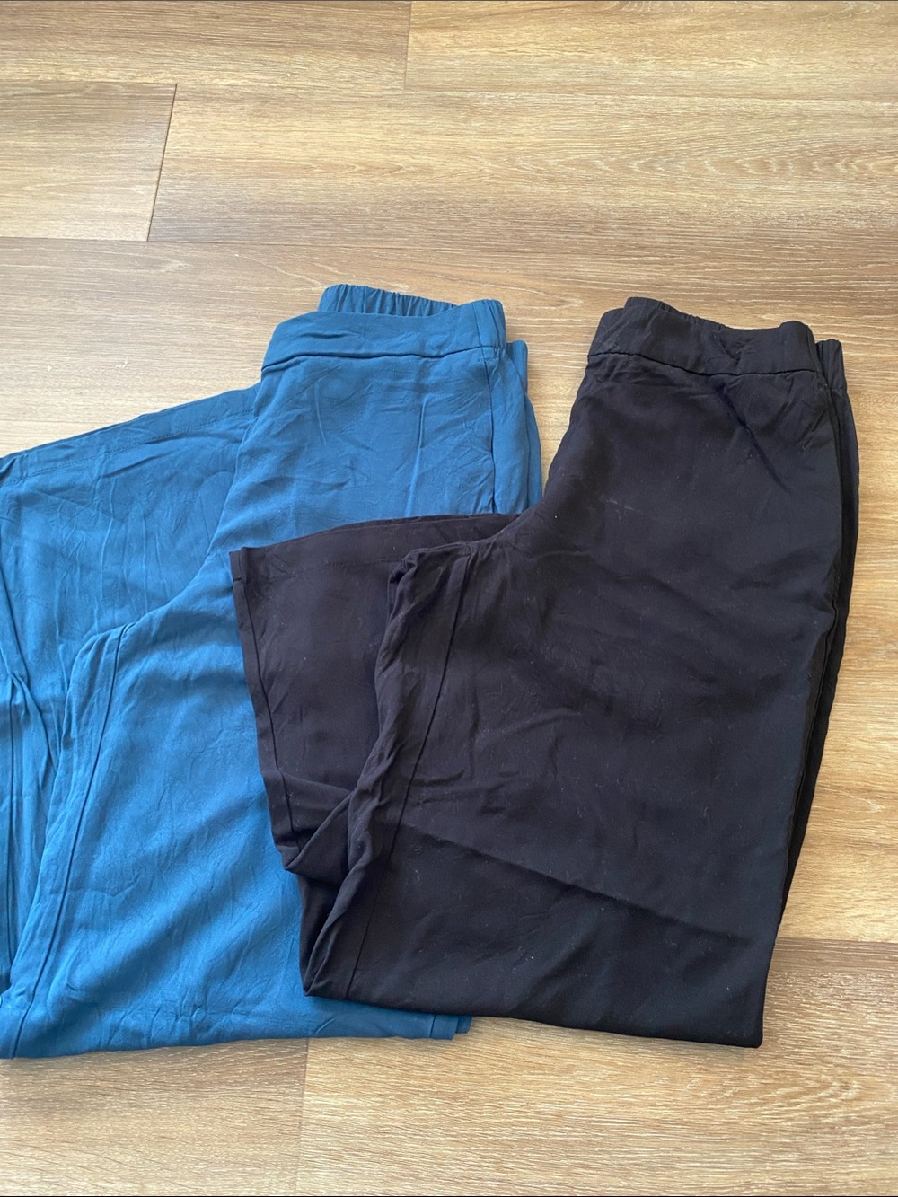 Black Wide Leg Lounge Pants